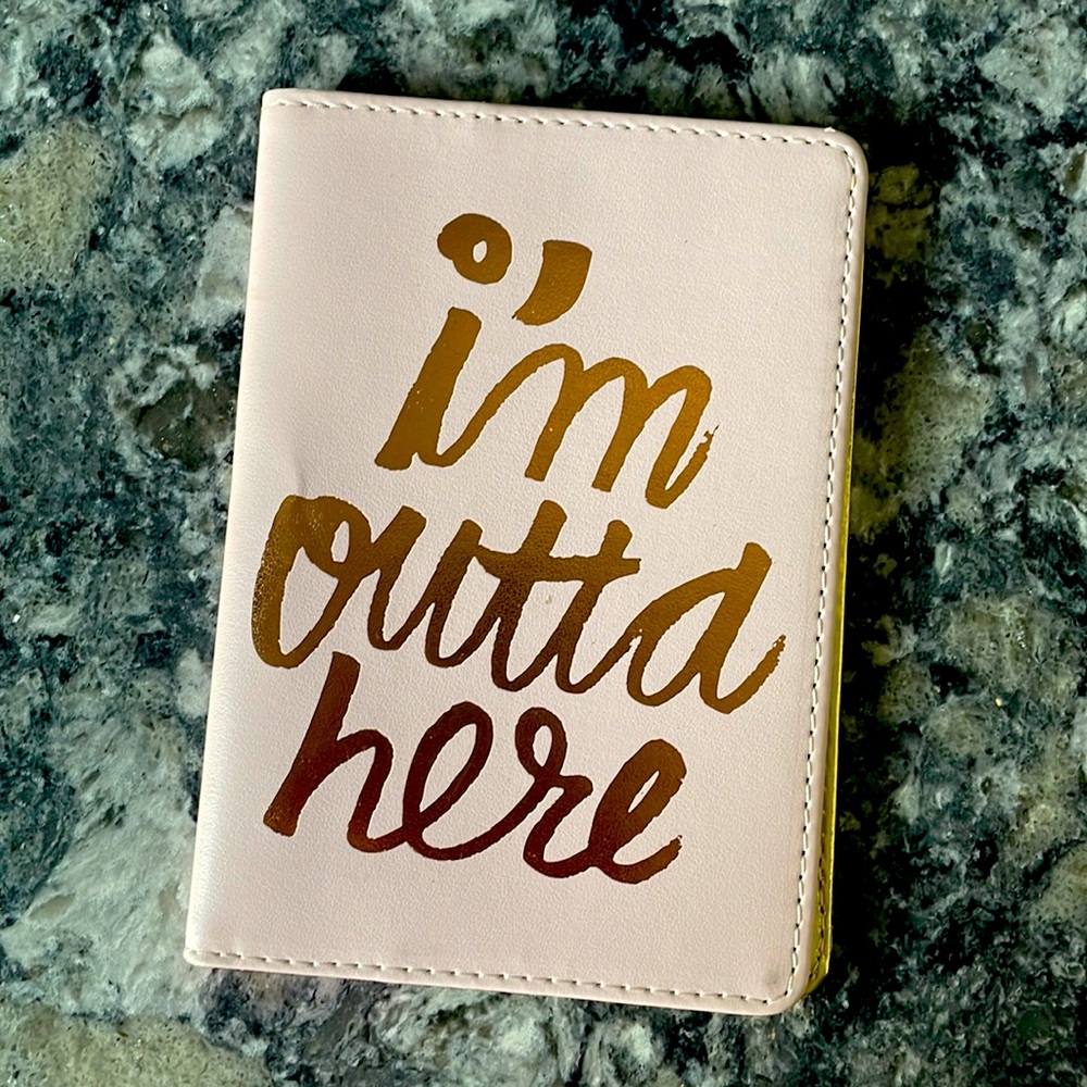Bando Passport Holder, “I’m Outta Here” - Great Condition!